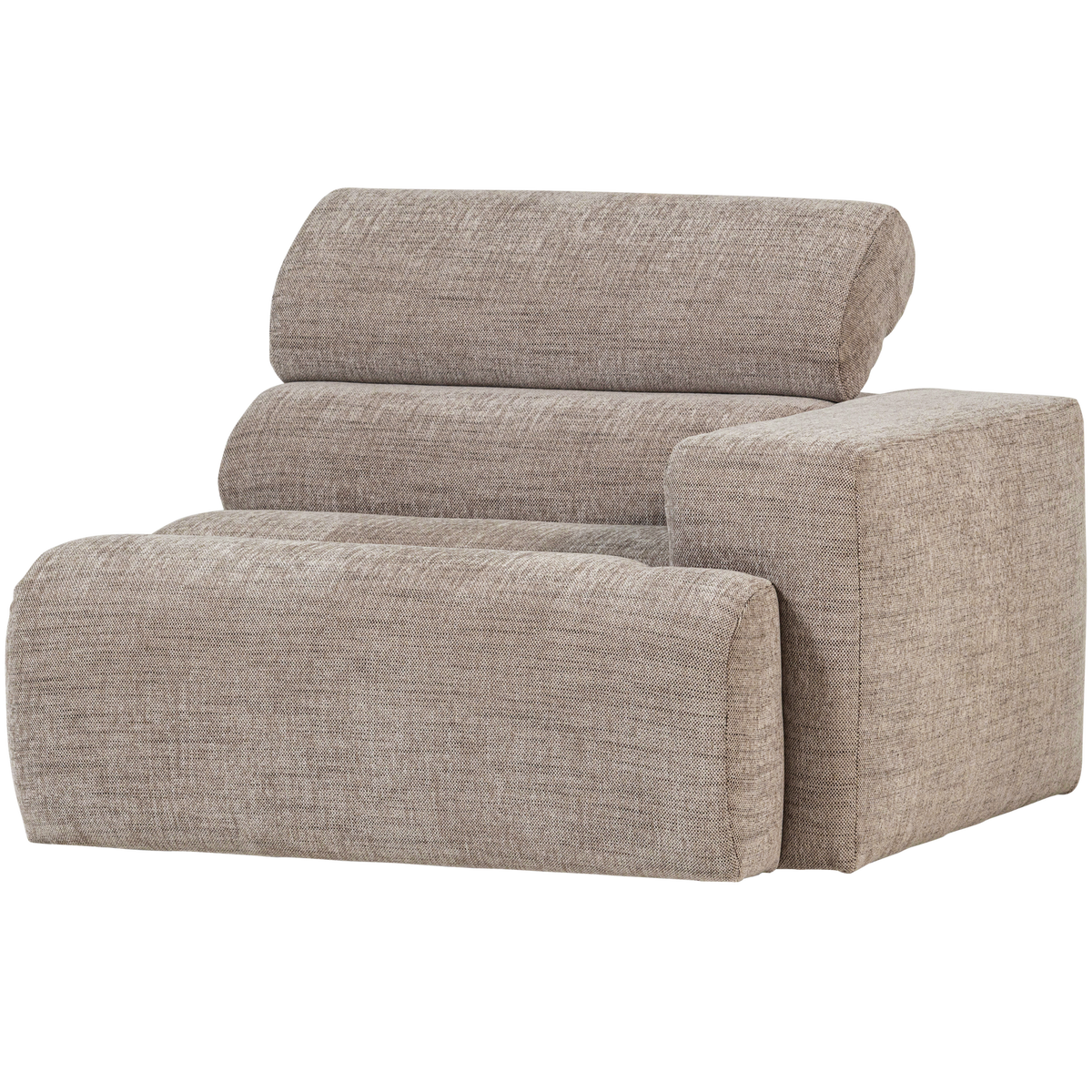 Woood | 1-Zits element Novi arm rechts naturel melange