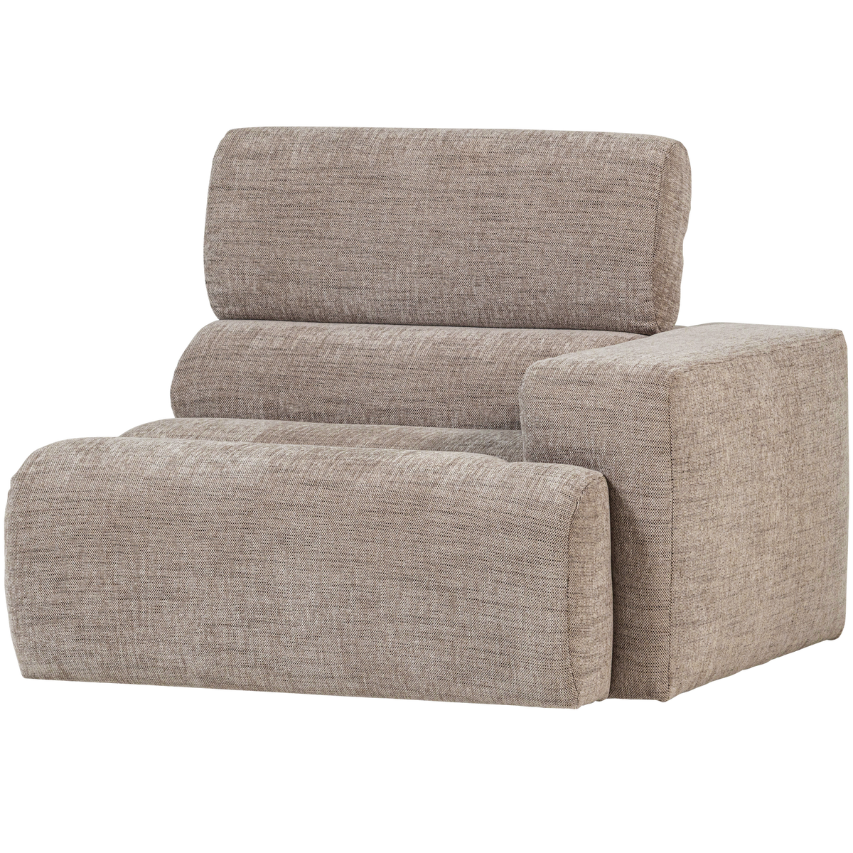 Woood | 1-Zits element Novi arm rechts naturel melange