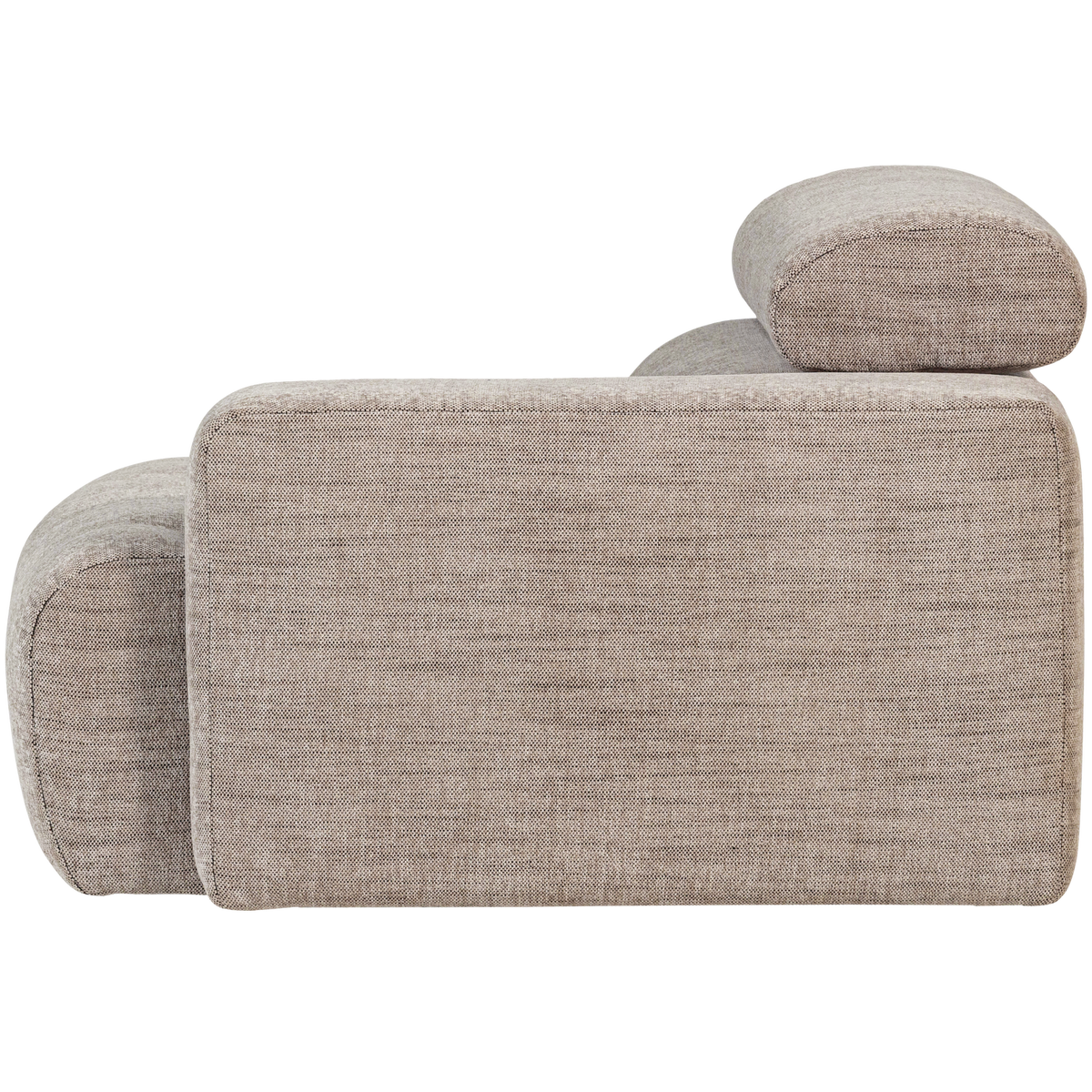Woood | 1-Zits element Novi arm rechts naturel melange