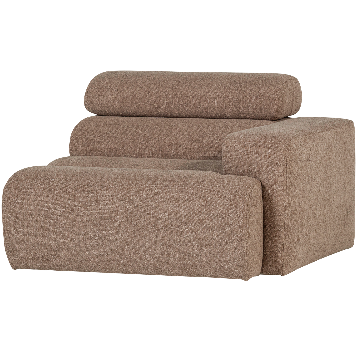 Woood | 1-Zits element Novi arm rechts boucle taupe