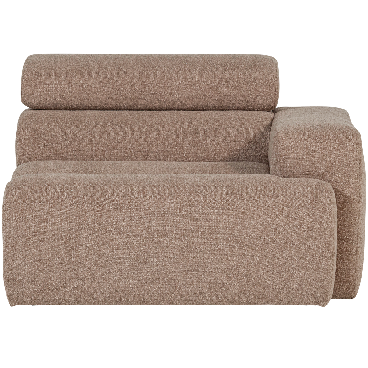 Woood | 1-Zits element Novi arm rechts boucle taupe