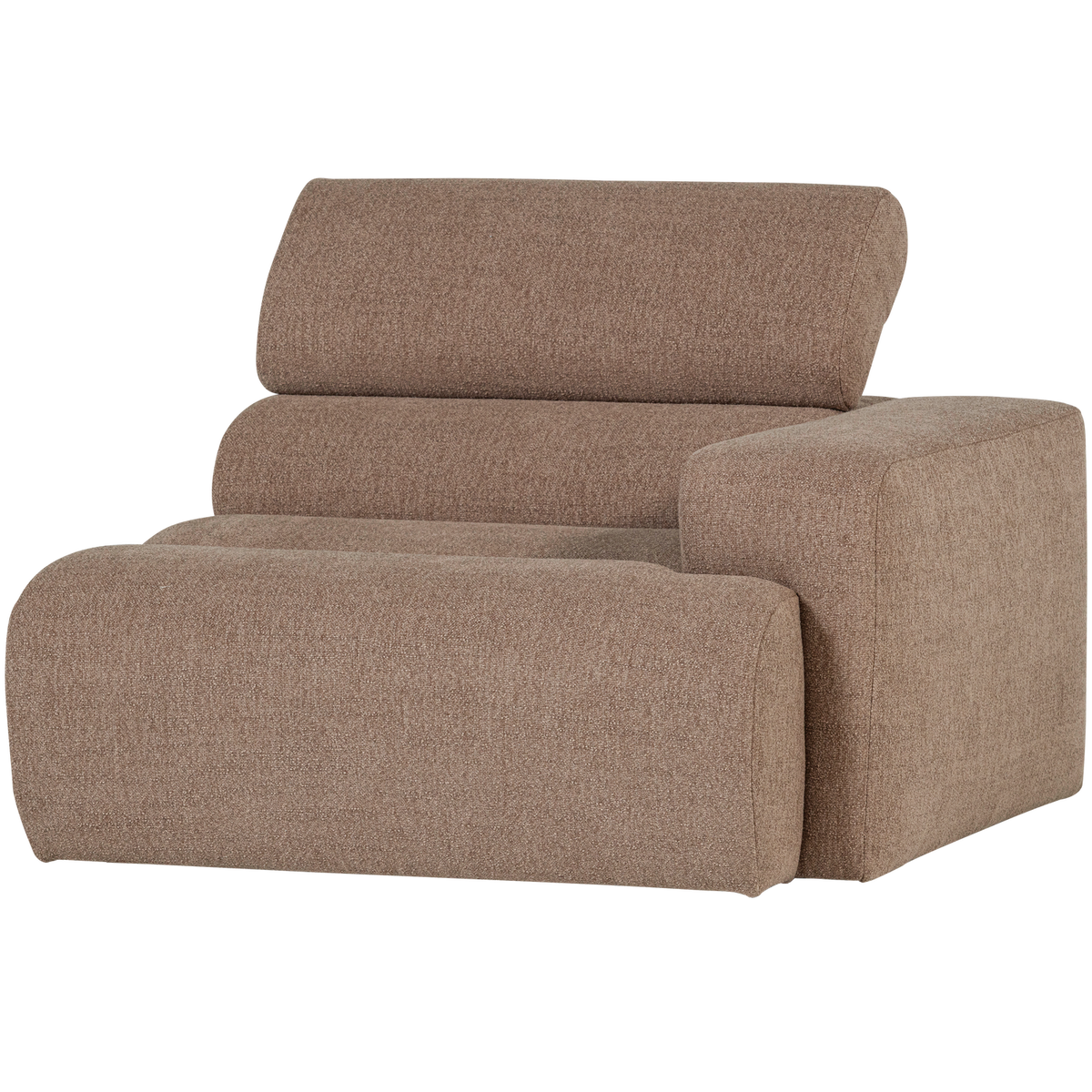 Woood | 1-Zits element Novi arm rechts boucle taupe