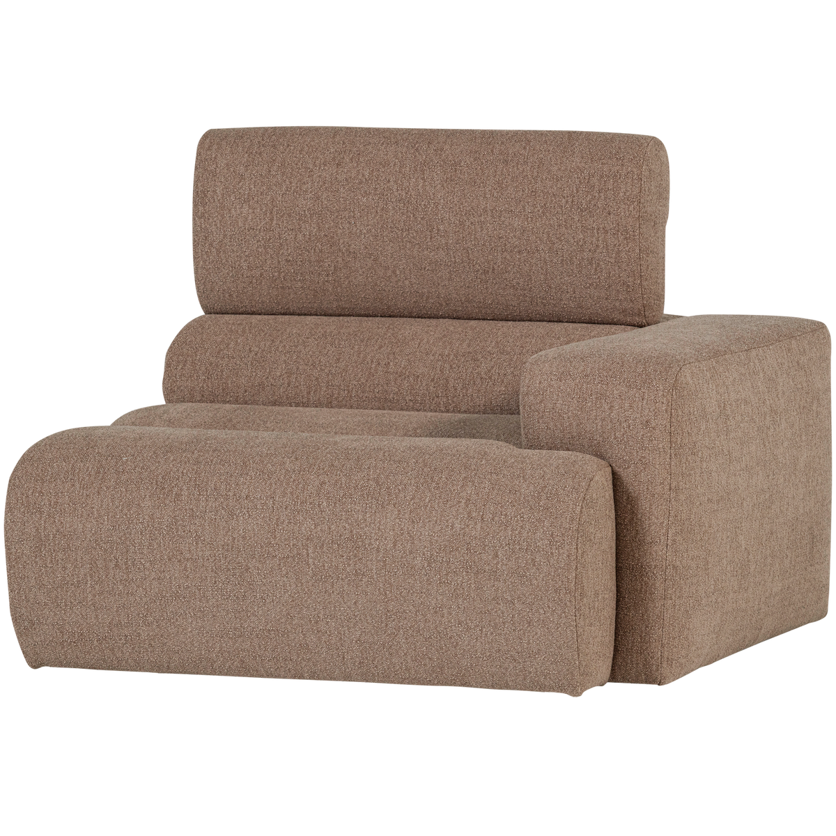 Woood | 1-Zits element Novi arm rechts boucle taupe
