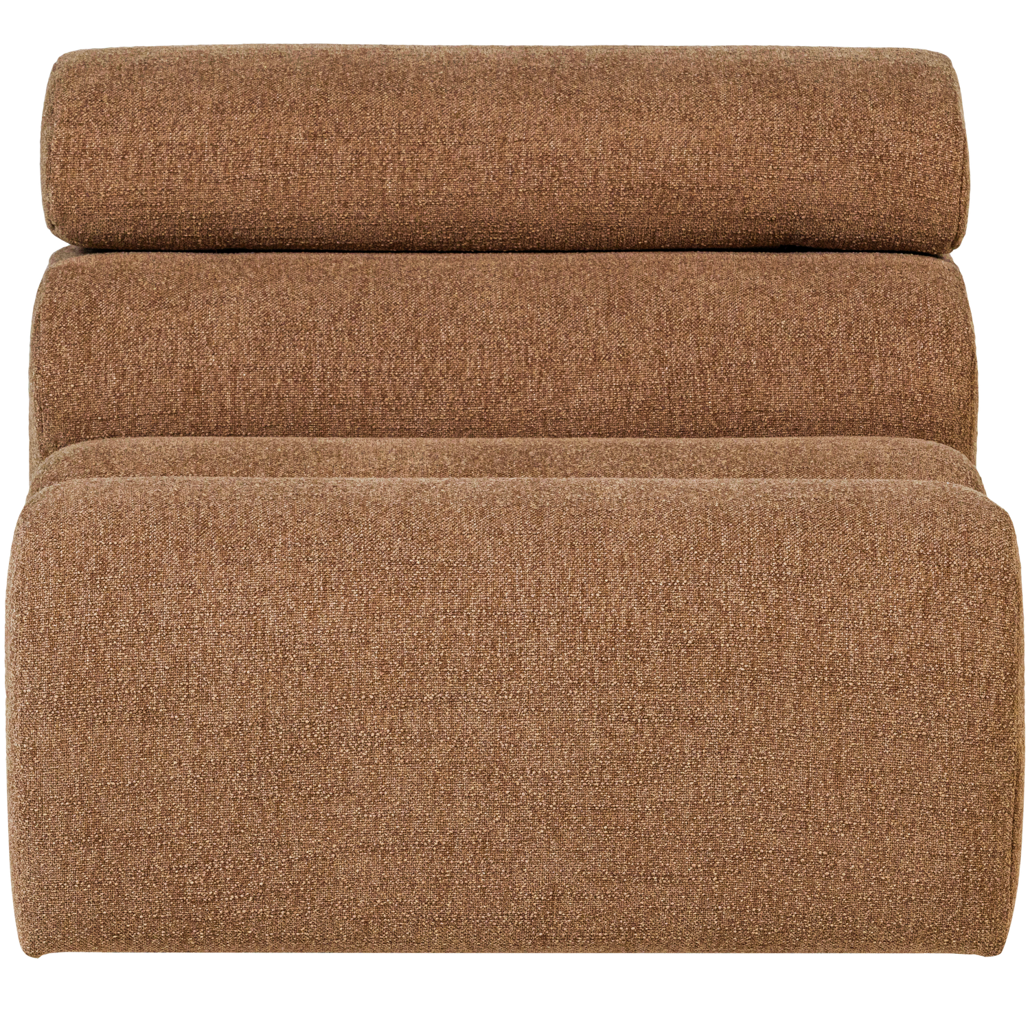 Woood | 1-Zits element Novi boucle karamelbruin