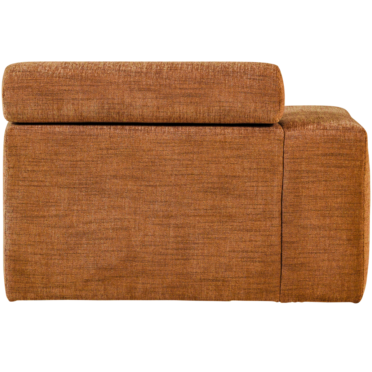 Woood | Chaise longue Novi element arm links oranje melange