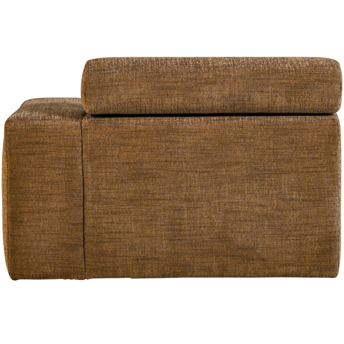 Woood | Chaise longue Novi element arm rechts karamelbruin melange