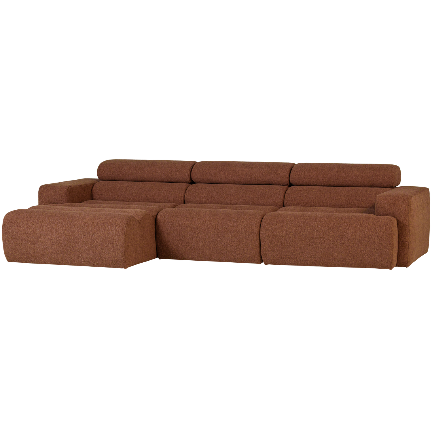 Woood | Chaise longue Novi links boucle terra