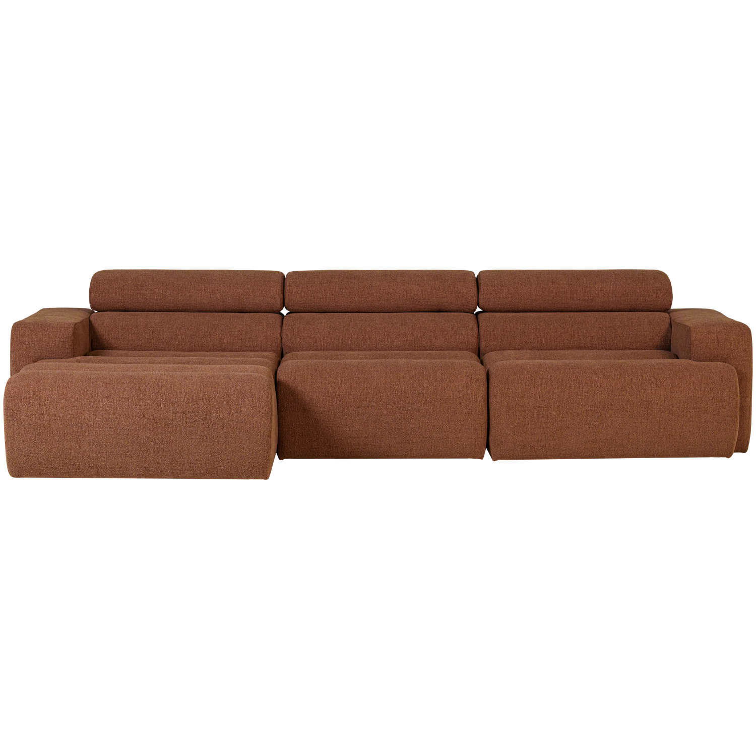 Woood | Chaise longue Novi links boucle terra
