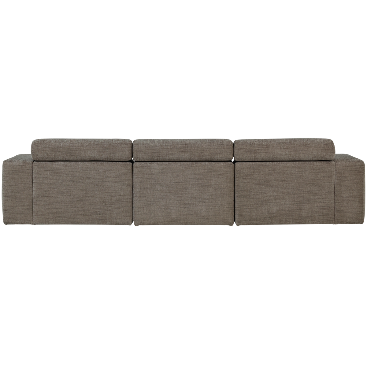 Woood | Chaise longue Novi links grijs melange