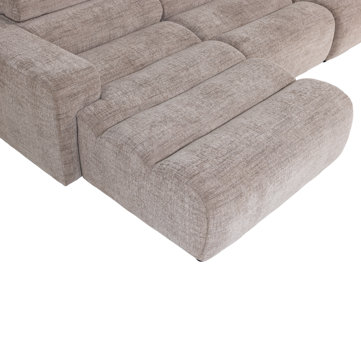 Woood | Chaise longue Novi links naturel melange