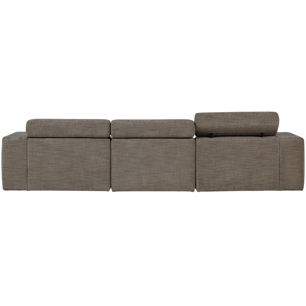 Woood | Chaise longue Novi rechts grijs melange