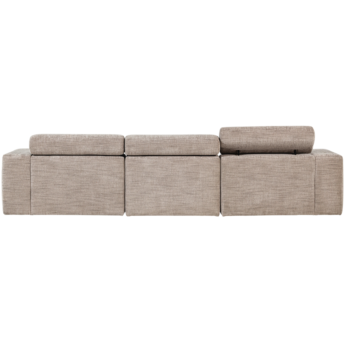 Woood | Chaise longue Novi rechts naturel melange