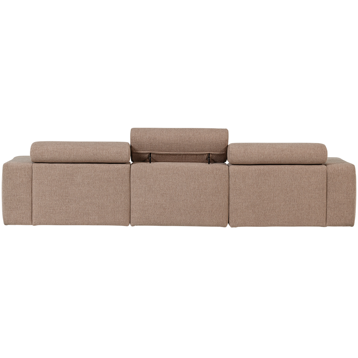 Woood | Chaise longue Novi rechts boucle taupe