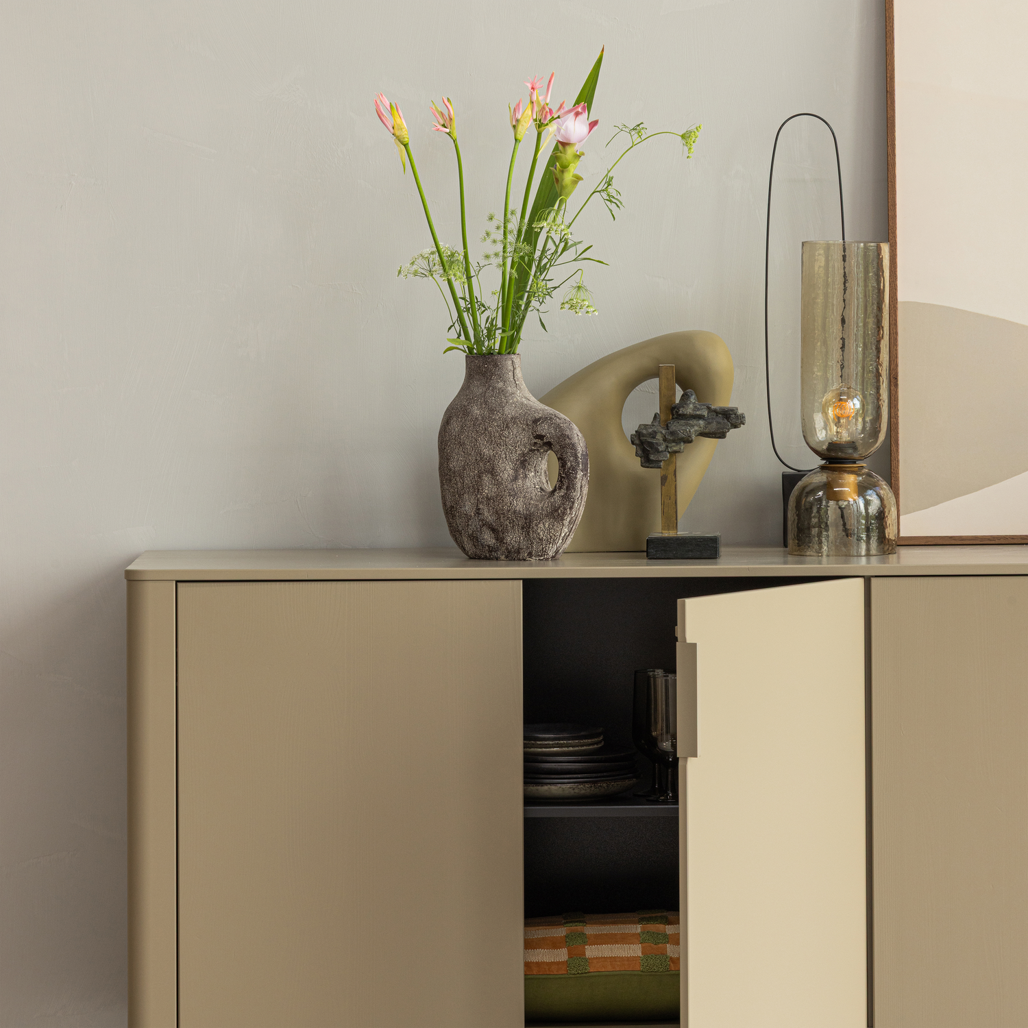 Woood | Dressoir Gunnar 200cm mud