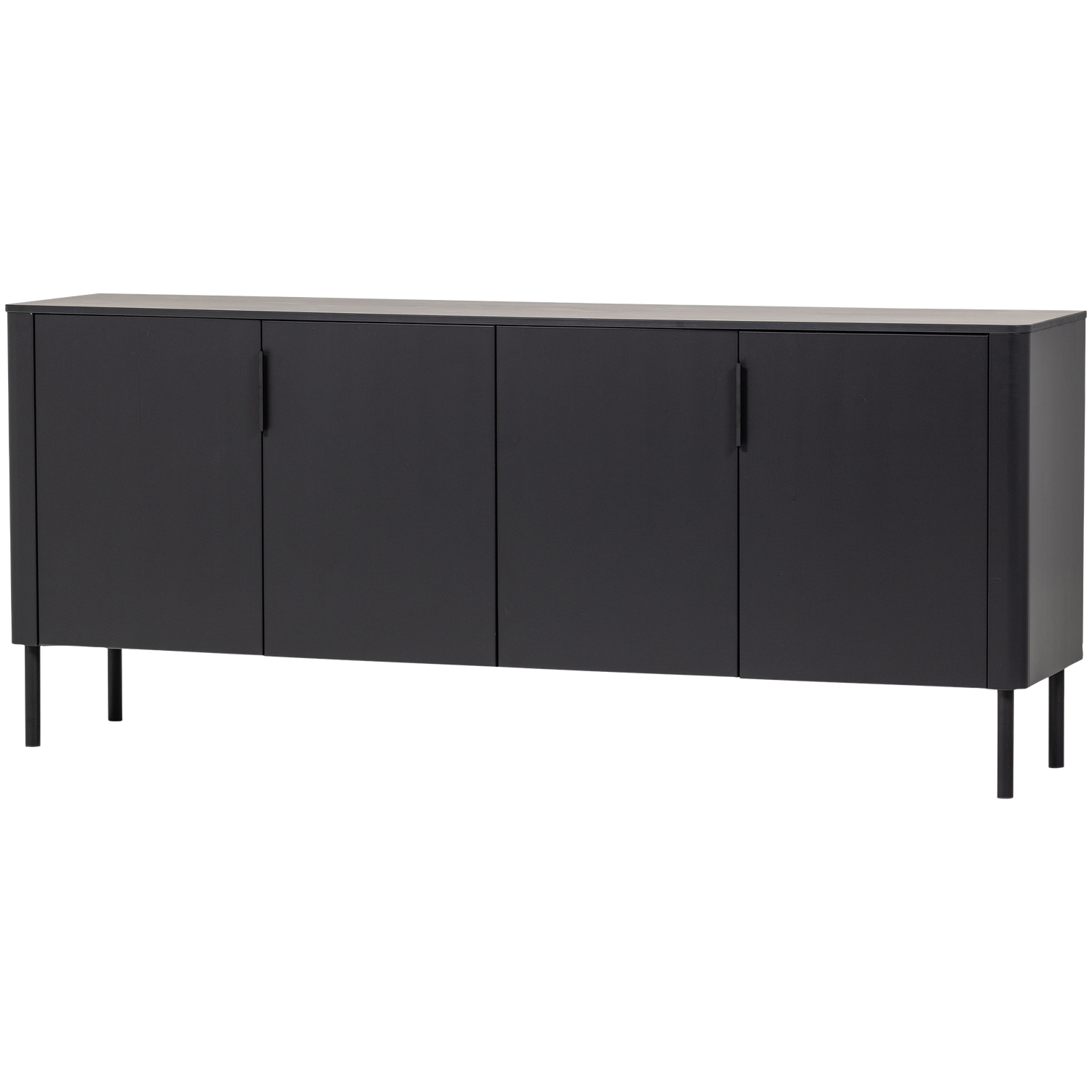 Woood | Dressoir Gunnar 200cm matzwart