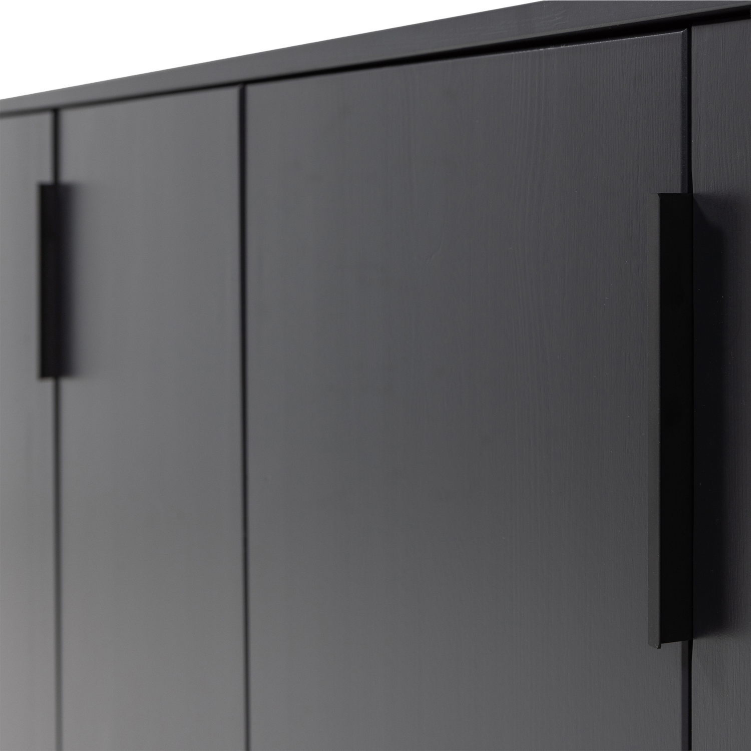 Woood | Dressoir Gunnar 200cm matzwart
