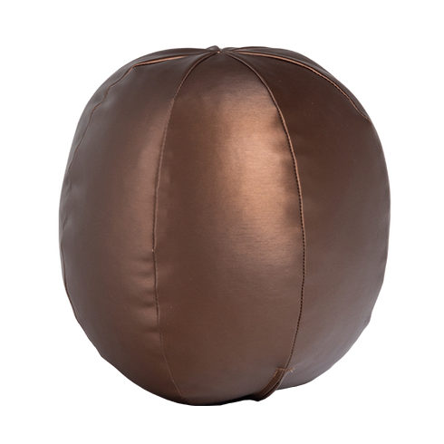 Woood | Bal Rodeo kussen klein metallic warmbruin