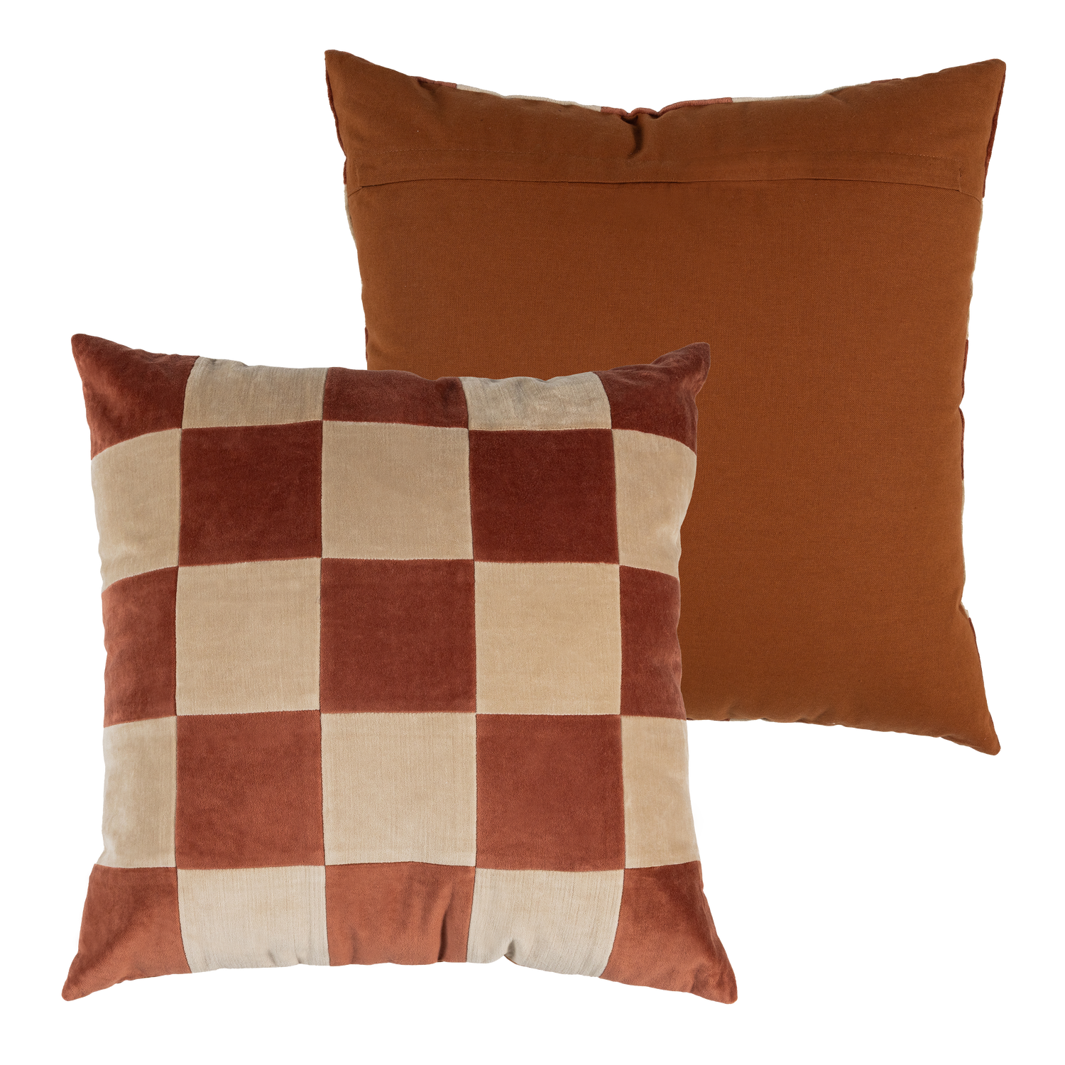 Woood | Kussens Zena roze roestbruin - set van 4