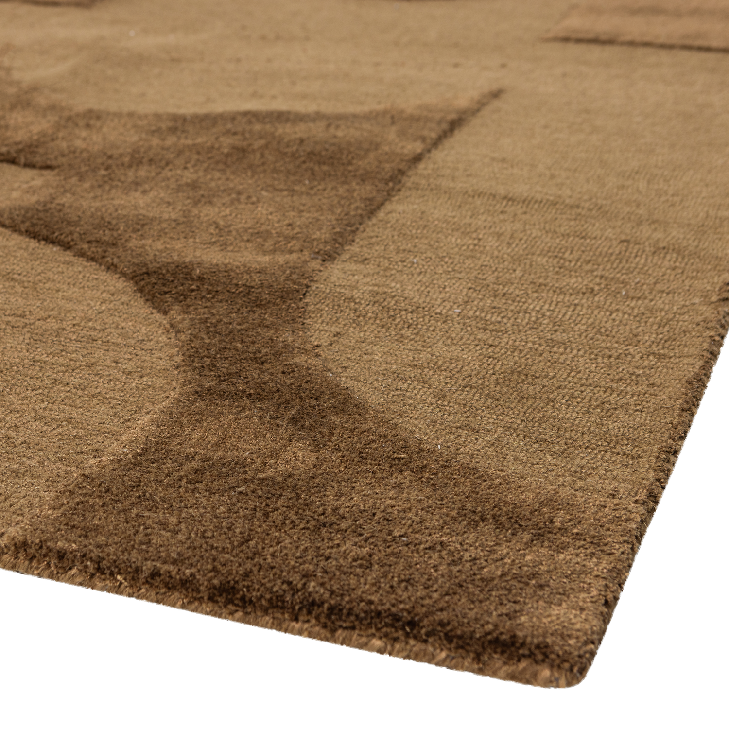 Woood | Vloerkleed Livo viscose/wol bruin