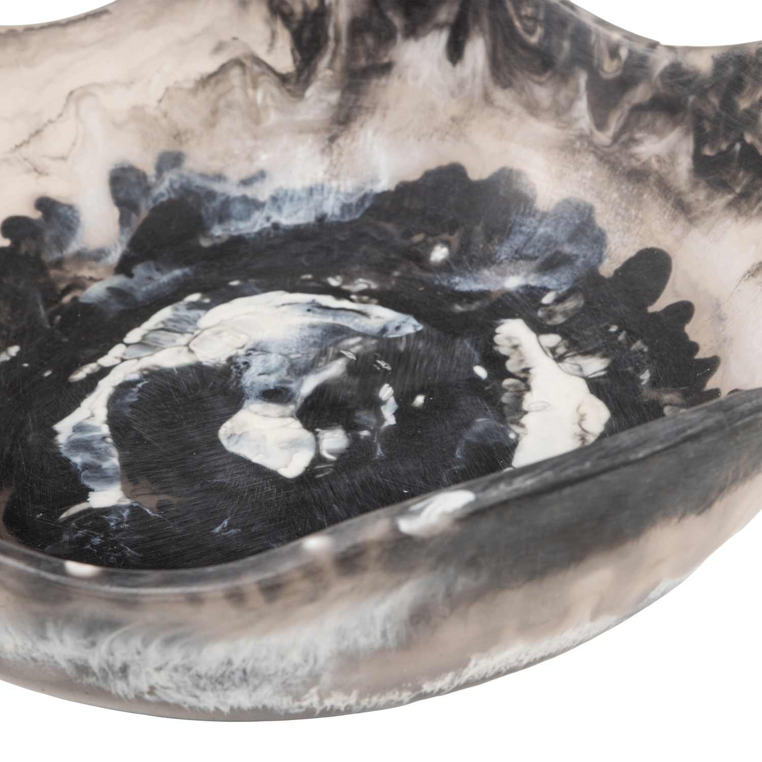Woood | Schaal Evo epoxy zwart melange