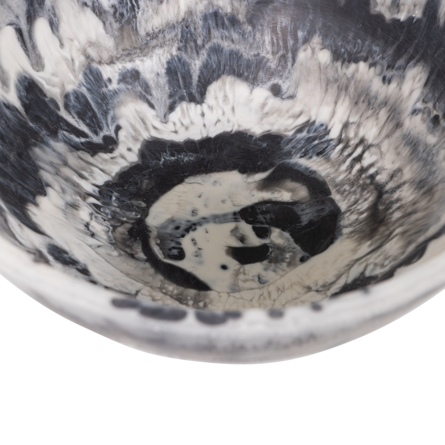 Woood | Schaal Evo epoxy zwart melange