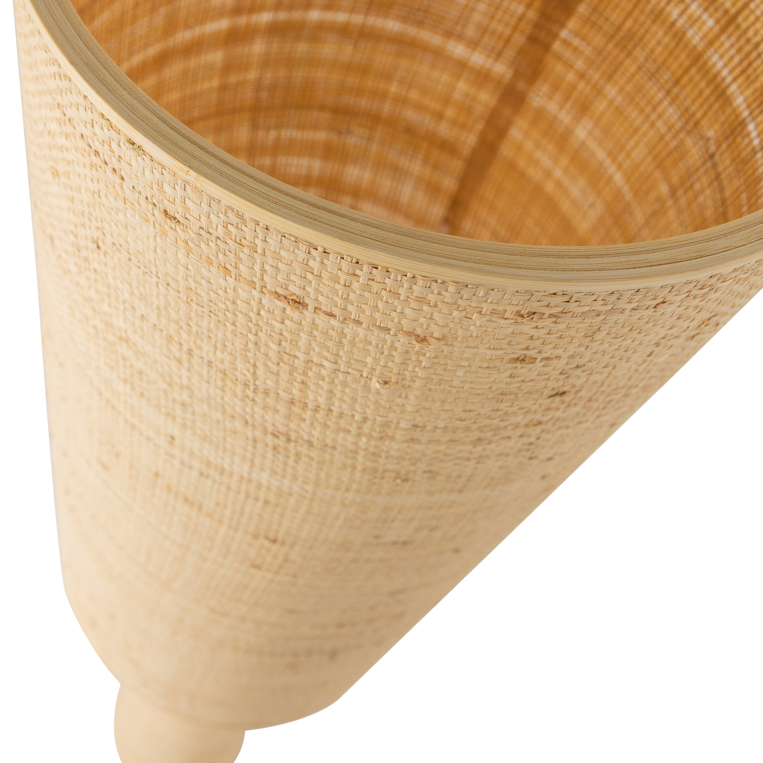 Woood | Vloerlamp Syro raffia naturel