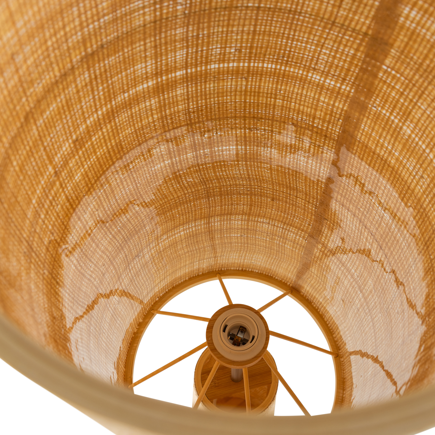 Woood | Vloerlamp Syro raffia naturel