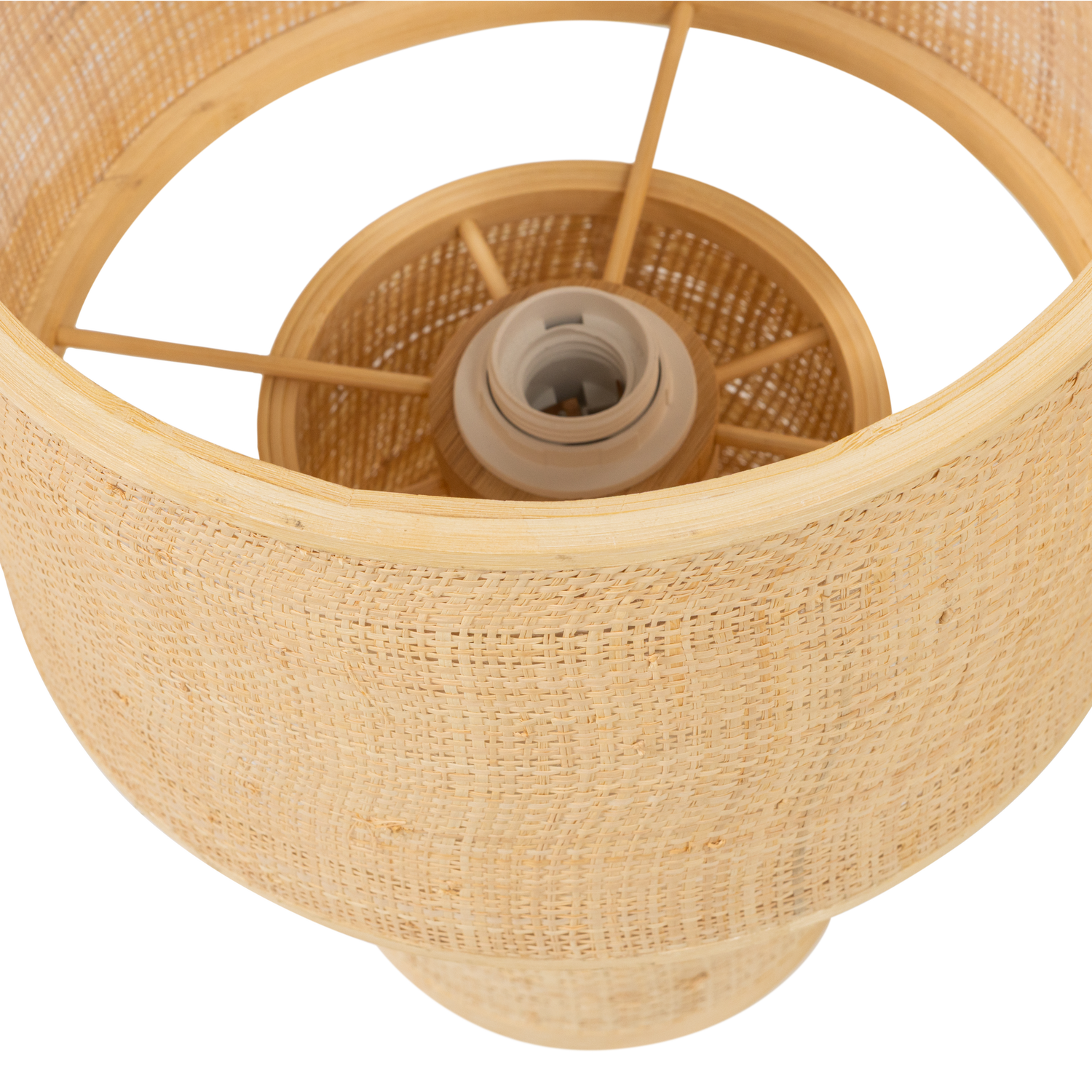 Woood | Tafellamp Syro raffia naturel
