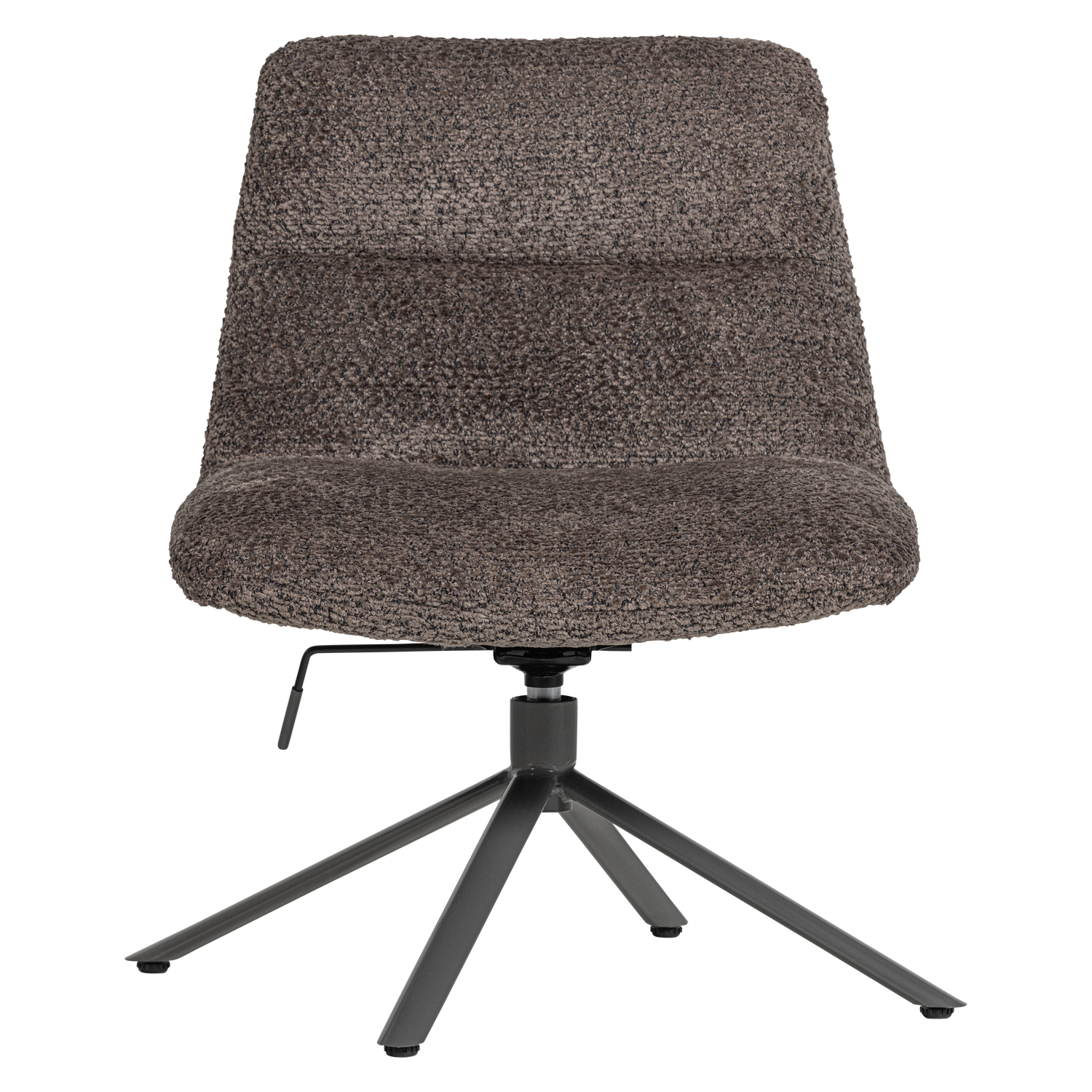 Woood | Draaifauteuil verstelbaar Soren wollig bruin