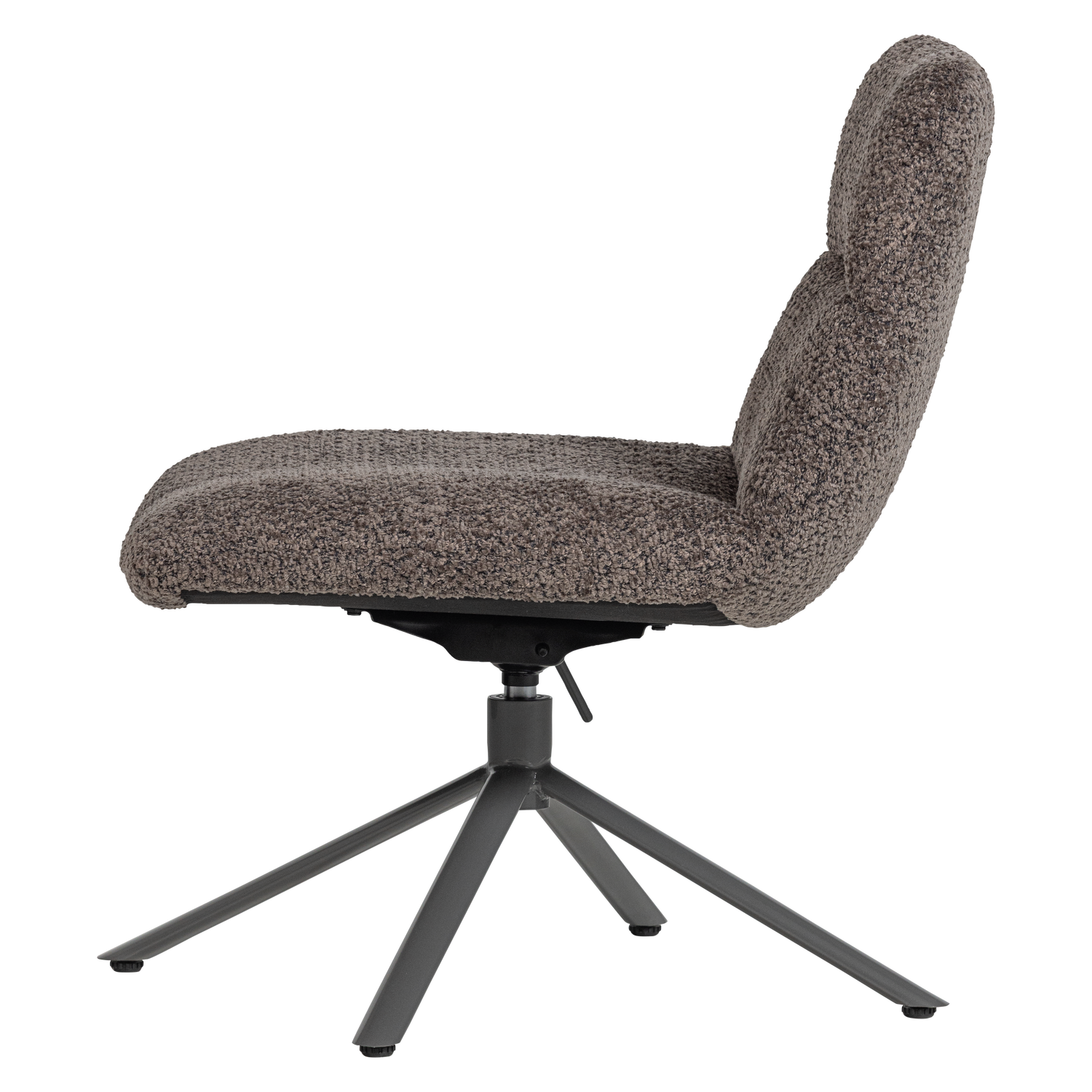 Woood | Draaifauteuil verstelbaar Soren wollig bruin