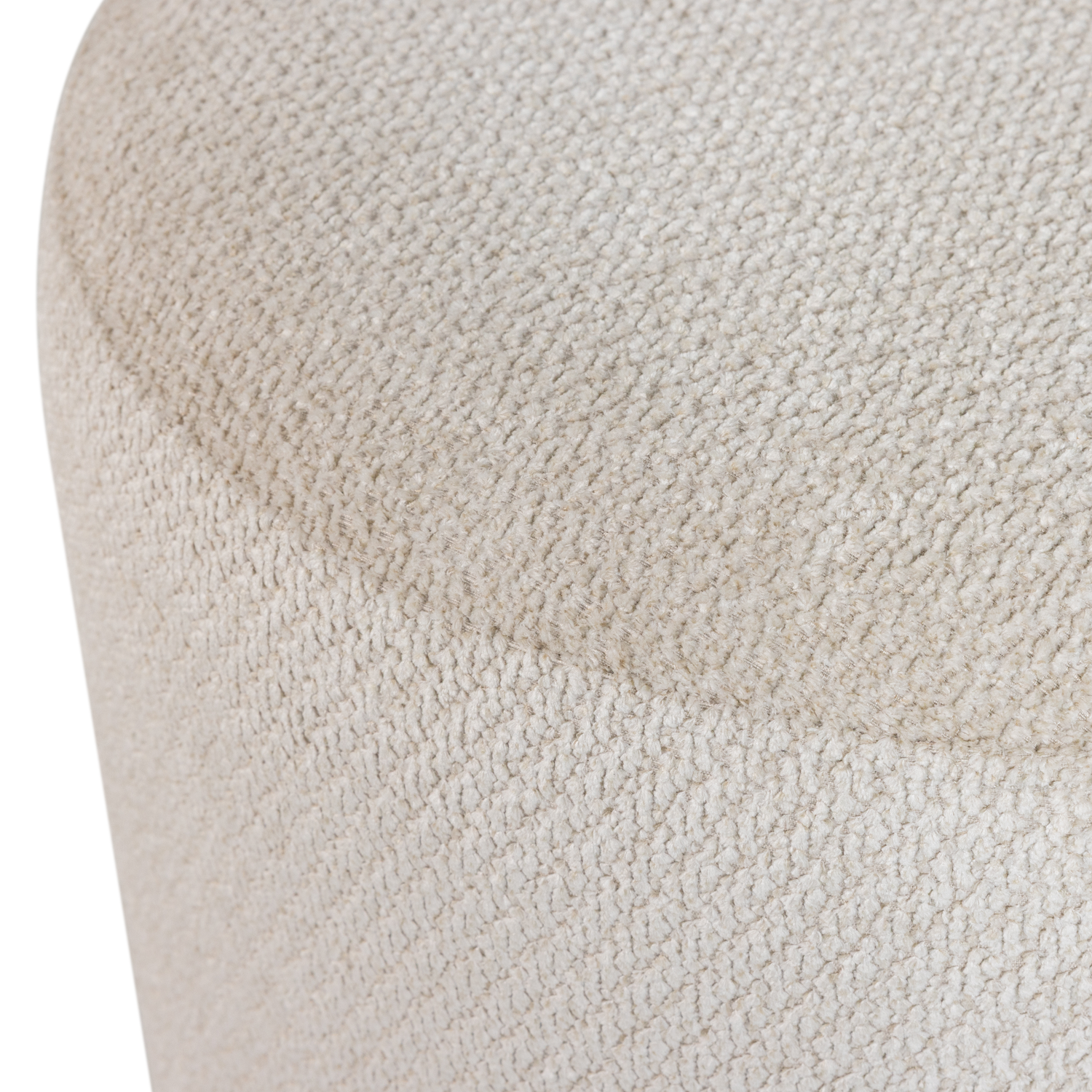 Woood | Poef Islen met draaivoet boucle beige