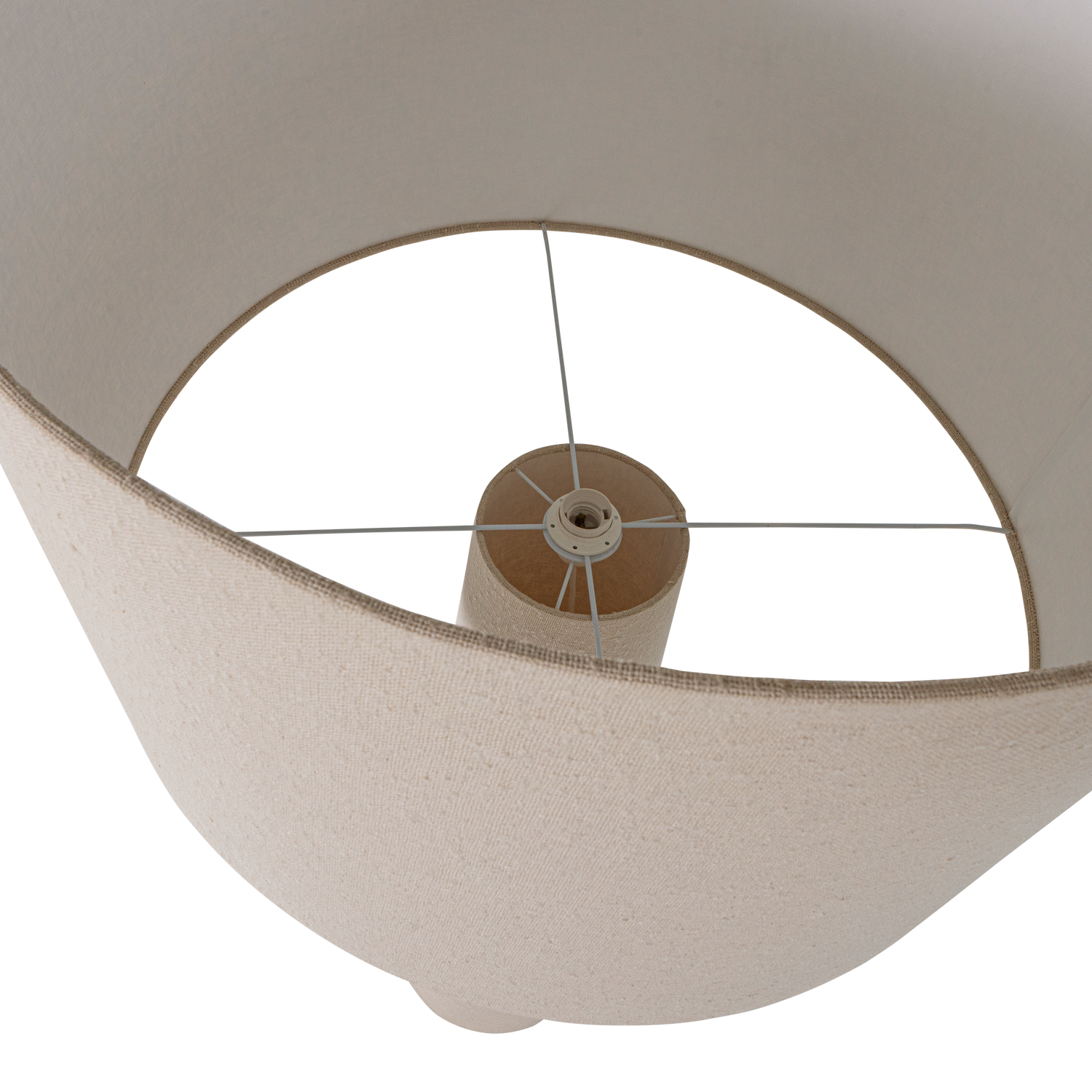 Woood | Vloerlamp Loft XXL boucle naturel 160cm