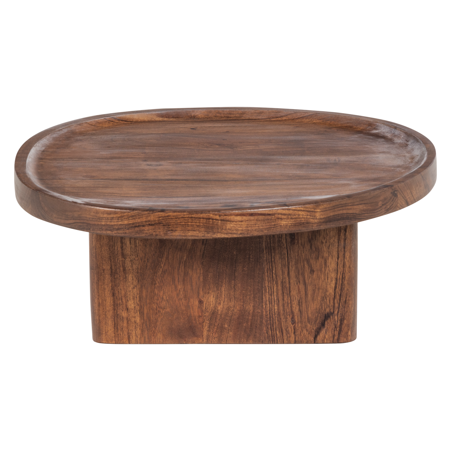 Woood | Dienbladtafel Naro acaciahout bruin