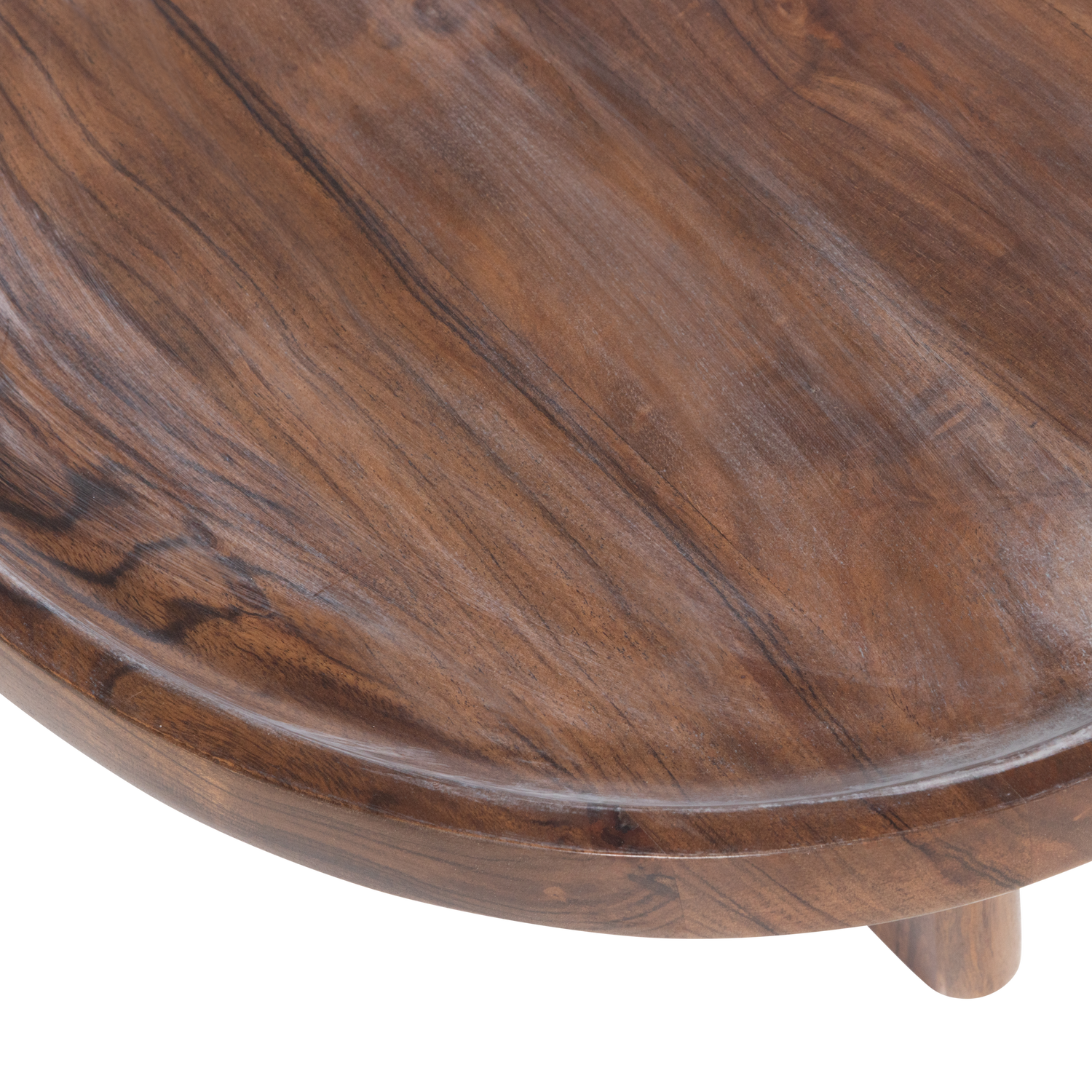 Woood | Dienbladtafel Naro acaciahout bruin