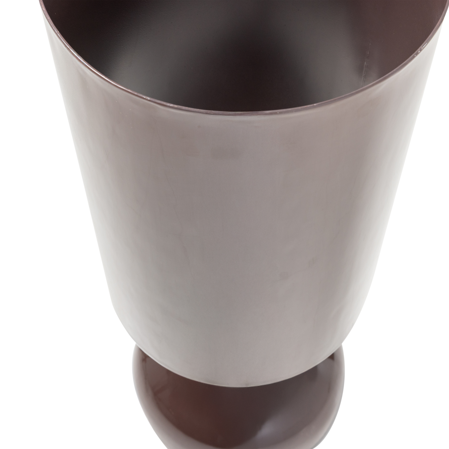 Woood | Tafellamp Loa XL metaal hoogglans bruin