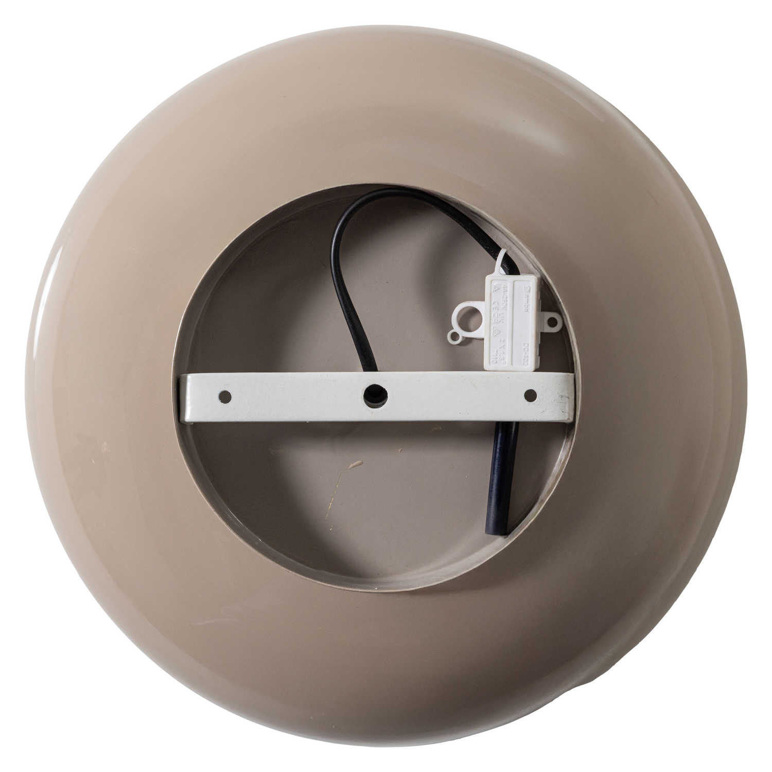 Woood | Wandlamp Gloomy rond metaal zand