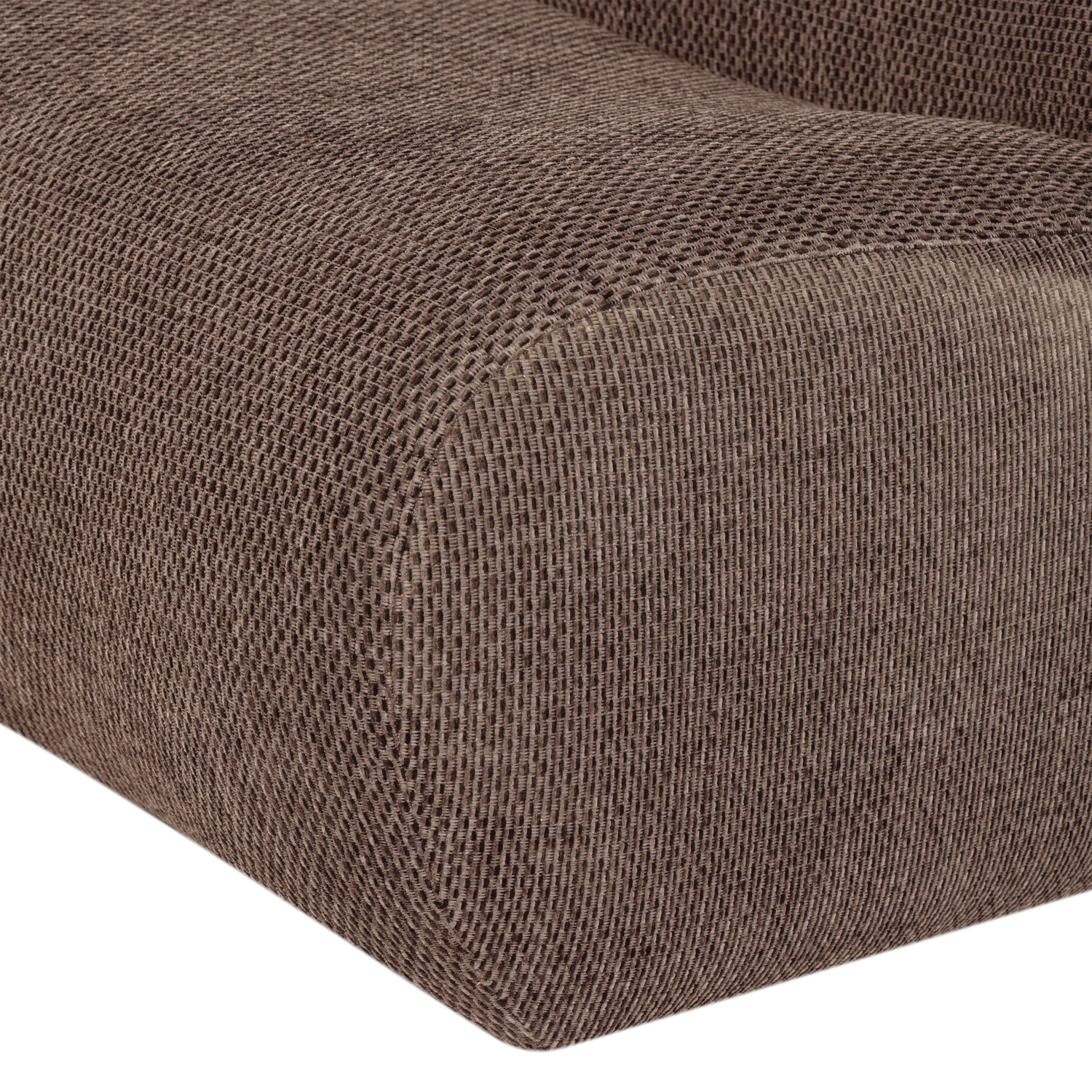 Woood | Fauteuil Nomu grove chenille bruin