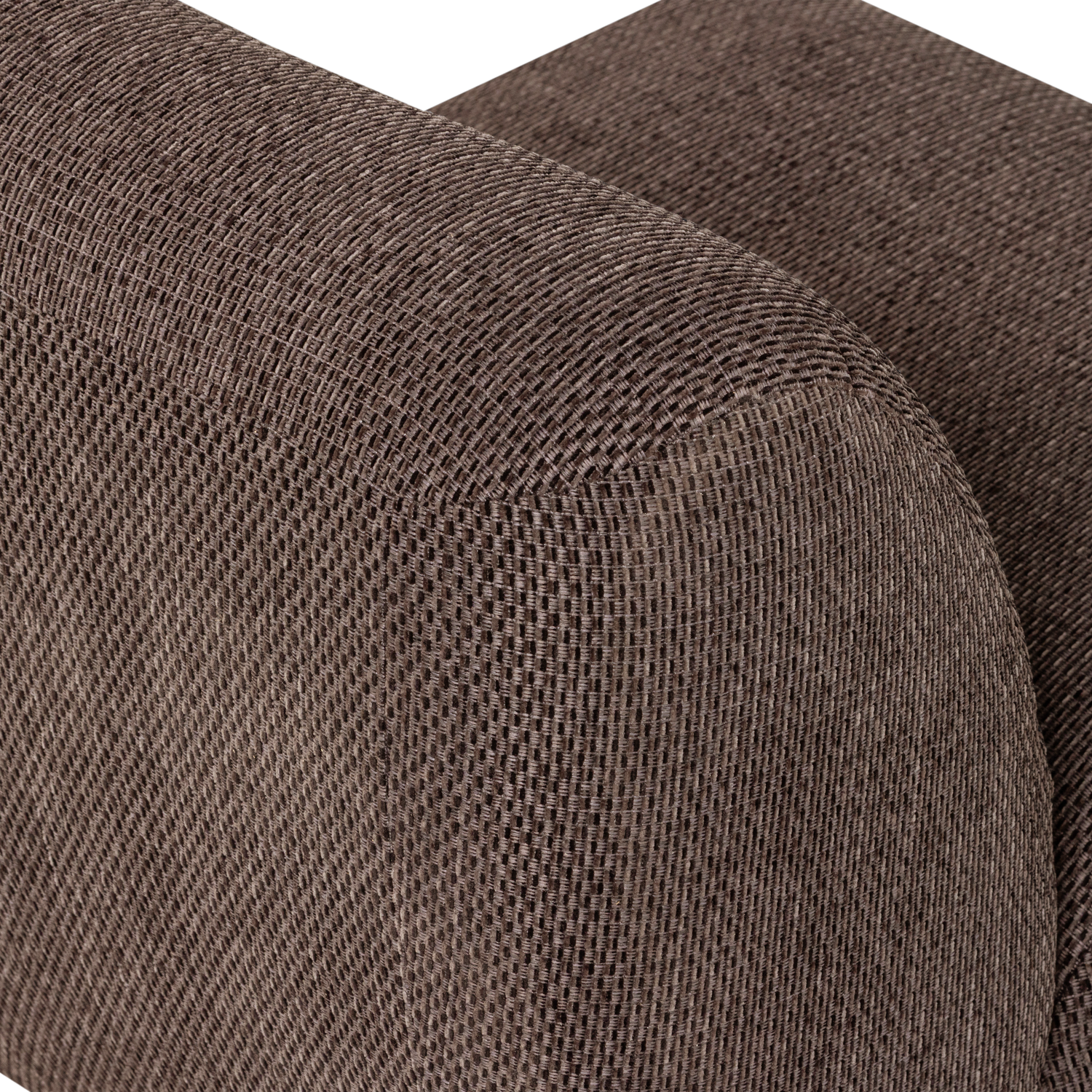 Woood | Fauteuil Nomu grove chenille bruin