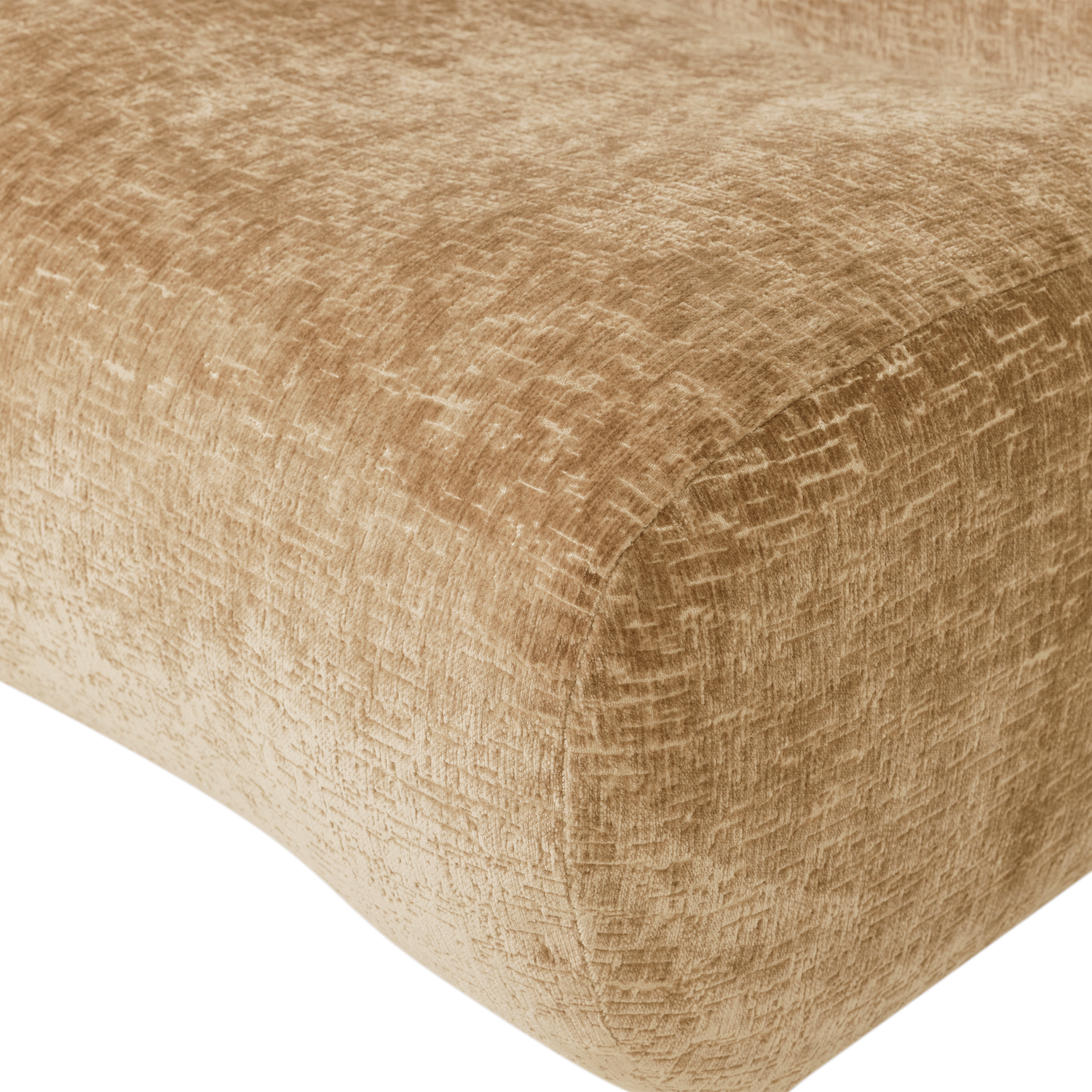 Woood | Fauteuil Nomu craquele velvet lichtgeel