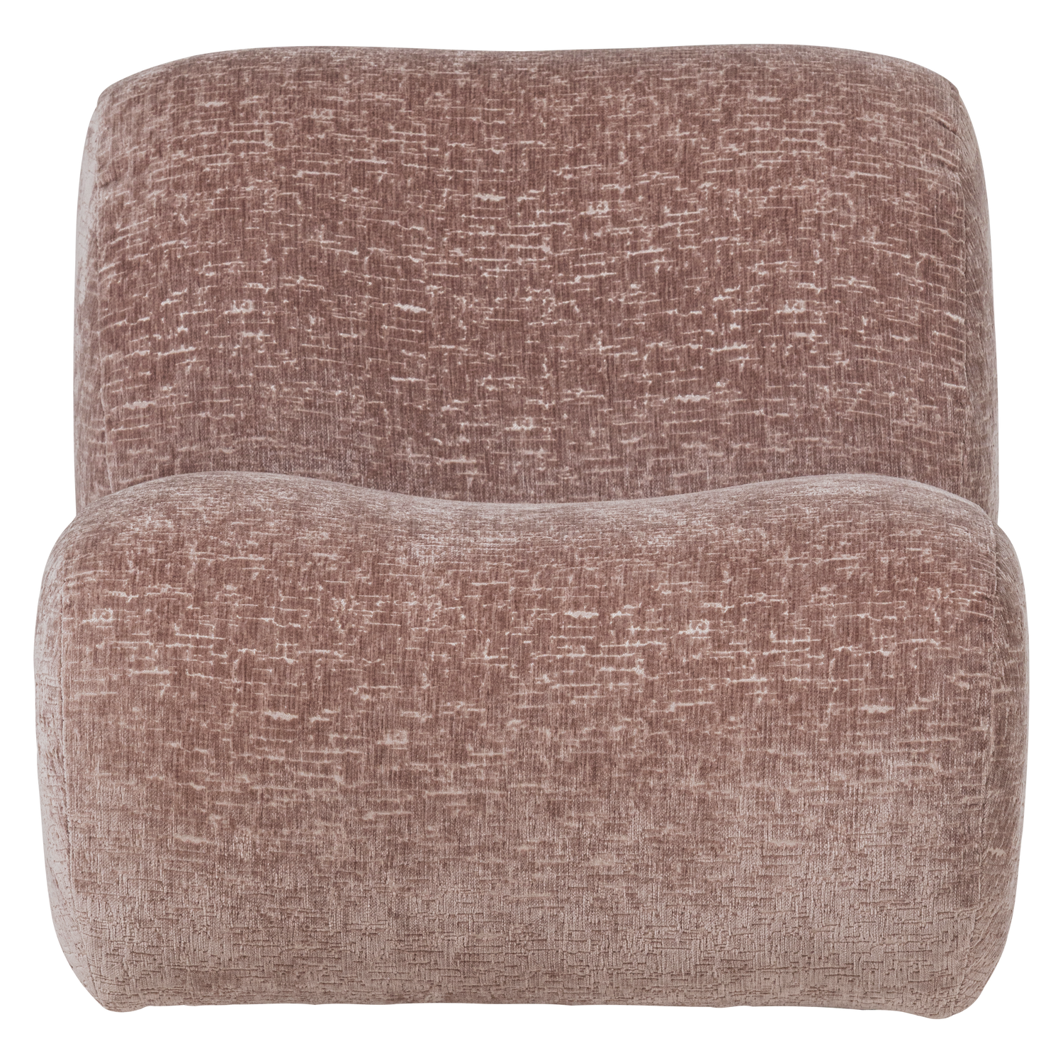 Woood | Fauteuil Nomu craquele velvet lichtroze