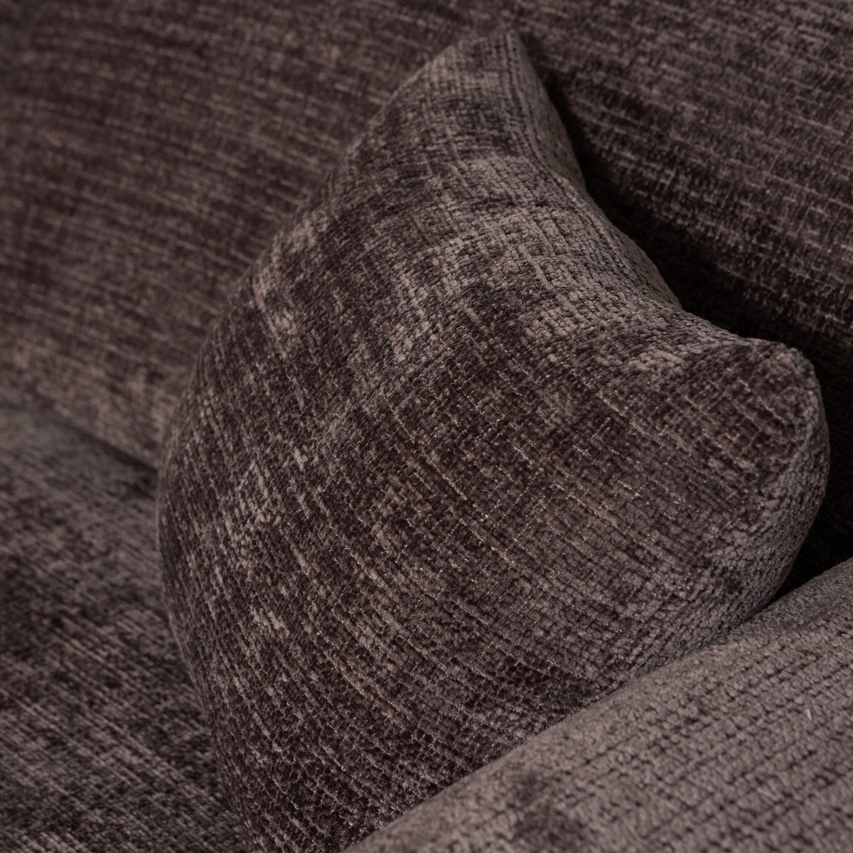 Woood | Chaise longue Cloud links chenille warmbruin