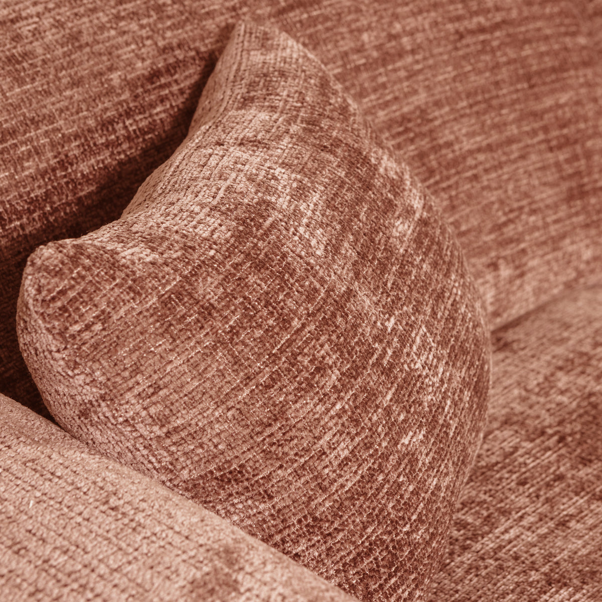 Woood | Chaise longue Cloud rechts chenille terra