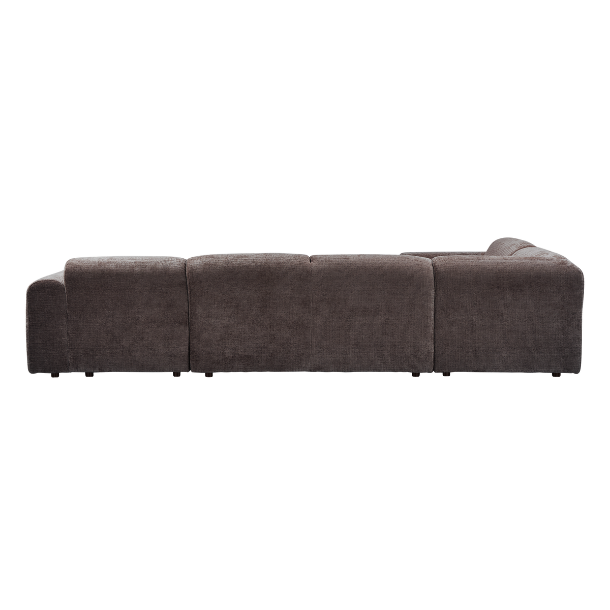 Woood | Hoekbank Cloud links chenille warmbruin