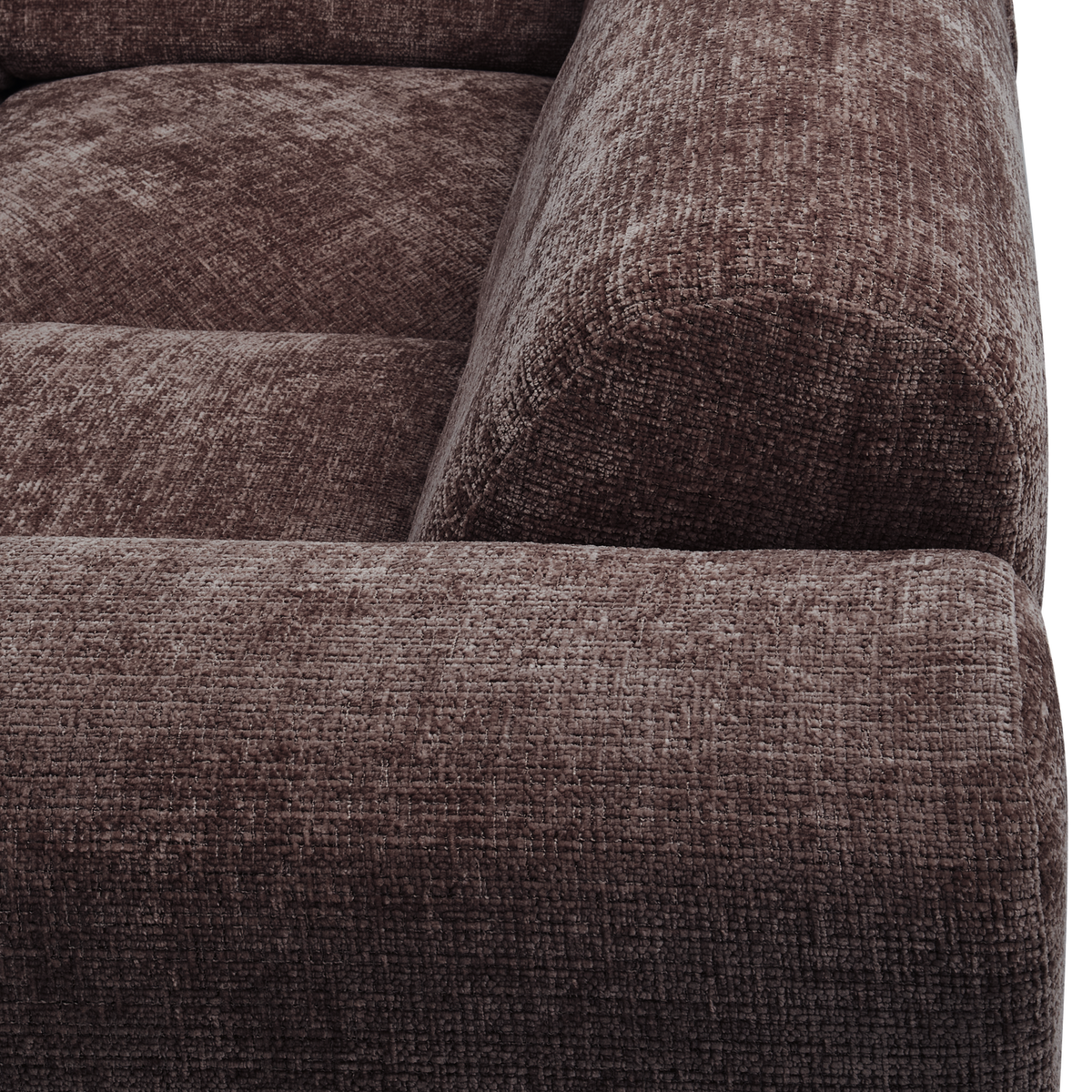 Woood | Hoekbank Cloud rechts chenille warmbruin
