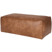 Woood | Poef Rodeo 43x120x60cm ecoleer cognac