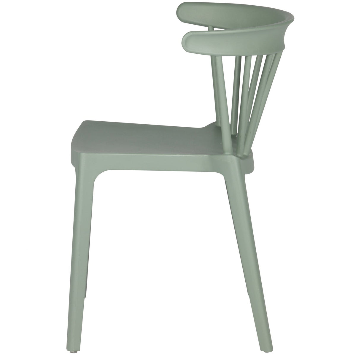 Woood | Tuinstoel Bliss met spijlen jadegroen (set van 2)