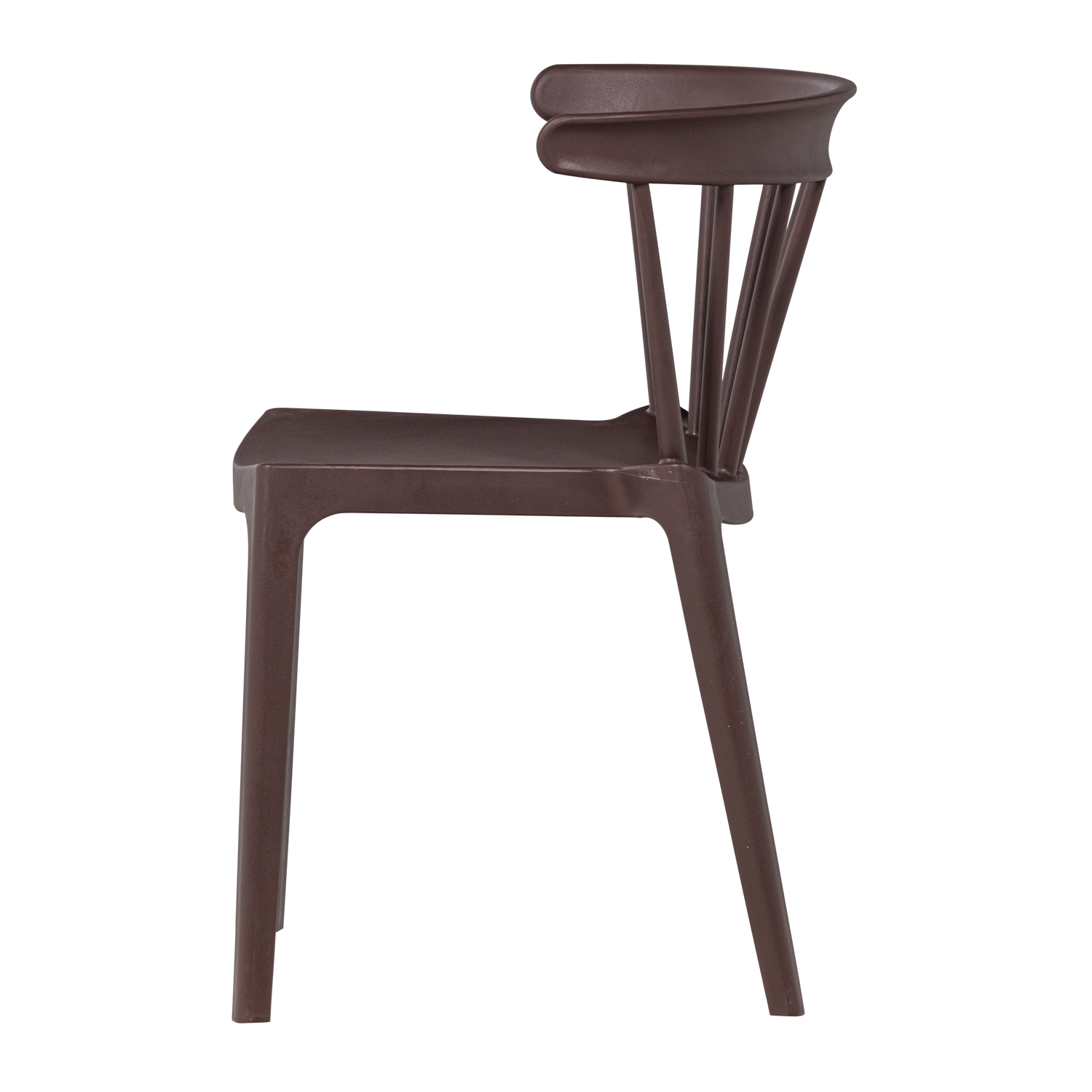 Woood | Tuinstoel Bliss met spijlen paars/bruin (set van 2)