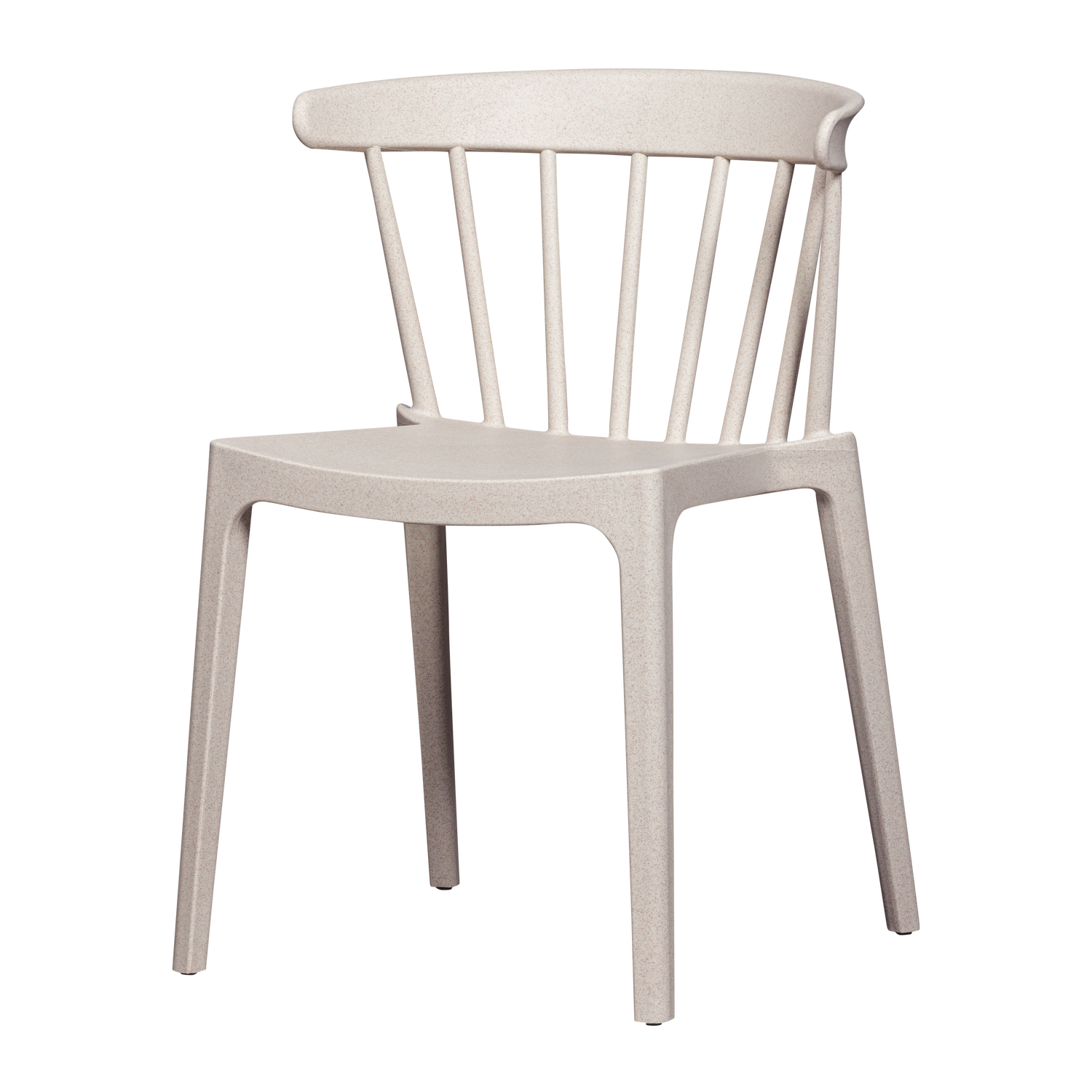 Woood | Tuinstoel Bliss met spijlen off white melange (set van 2)