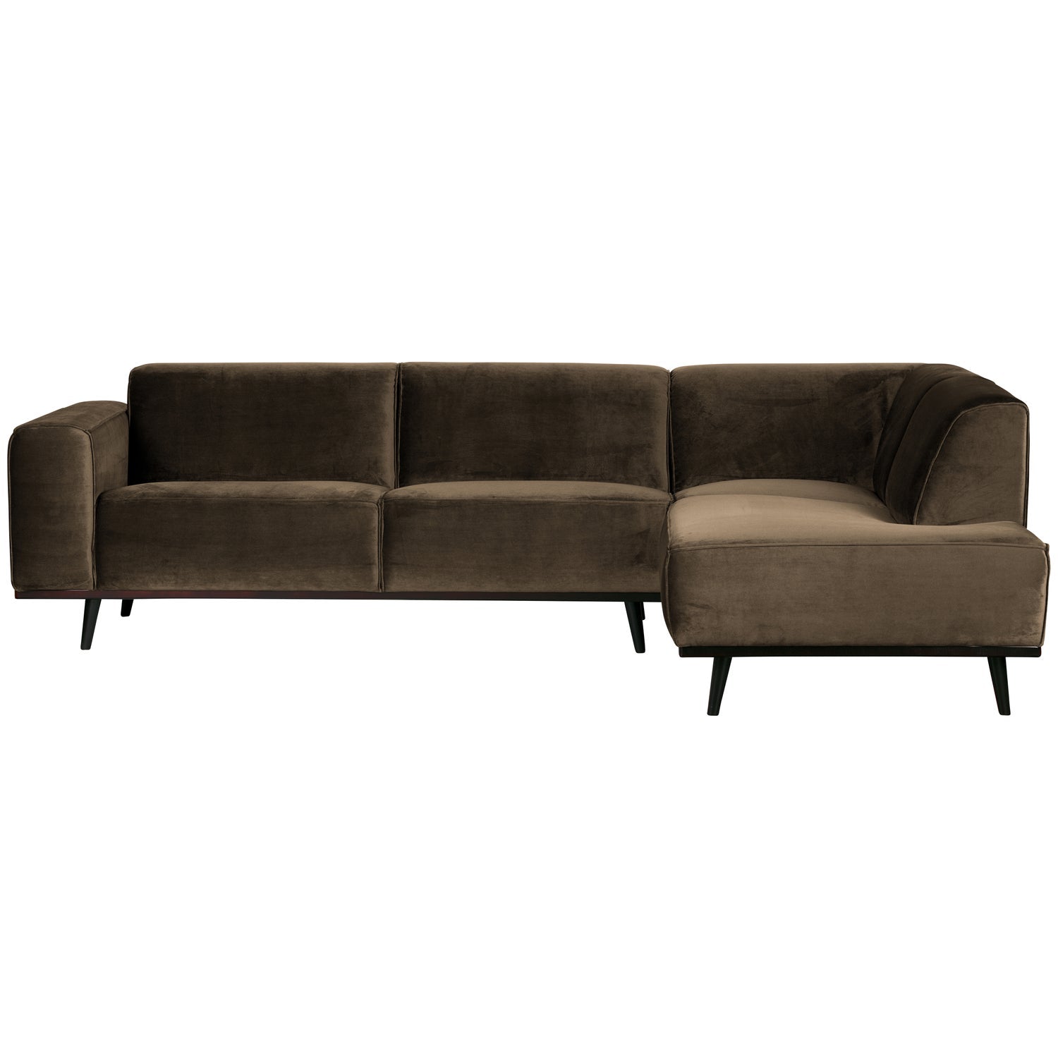 Woood | Hoekbank Statement rechts velvet taupe