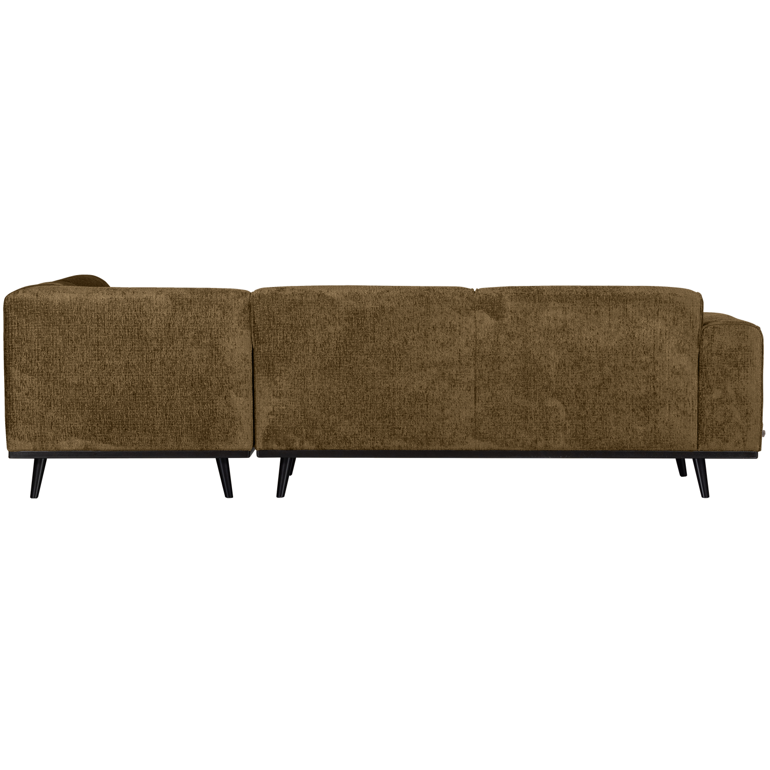 Woood | Hoekbank Statement rechts structure velvet brass
